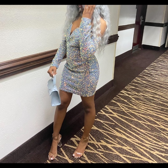 red white and blue dress for women Mom & Me Wholesale Red Sequin Strapless Until then Color:DUSTYBLUE Dresses/Jumpsuits